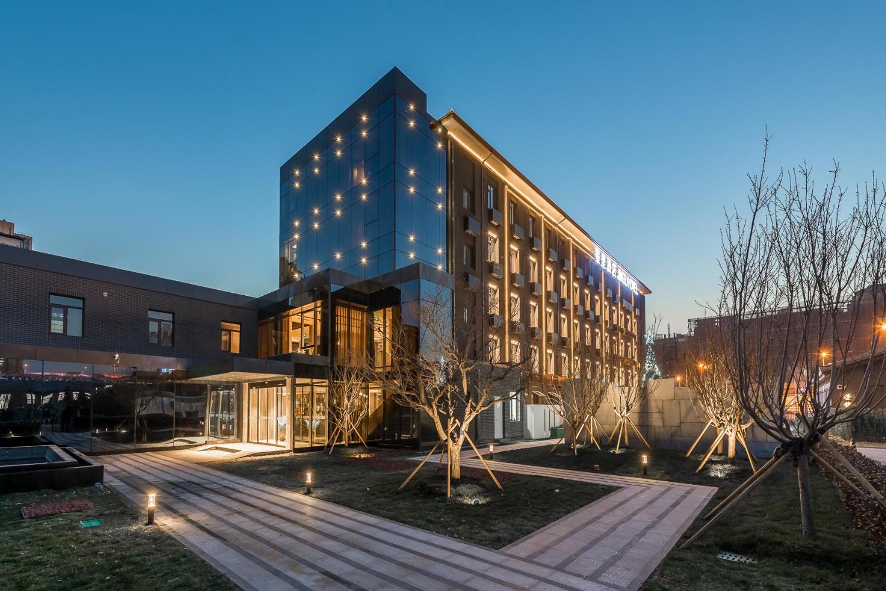 Jingli Hotel Beijing Heshenghui Dajiaoting Subway Station Branch Exterior photo